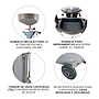 WASTE OIL DRAINER RECUPERADOR DE ACEITE GRAVEDAD OD8132