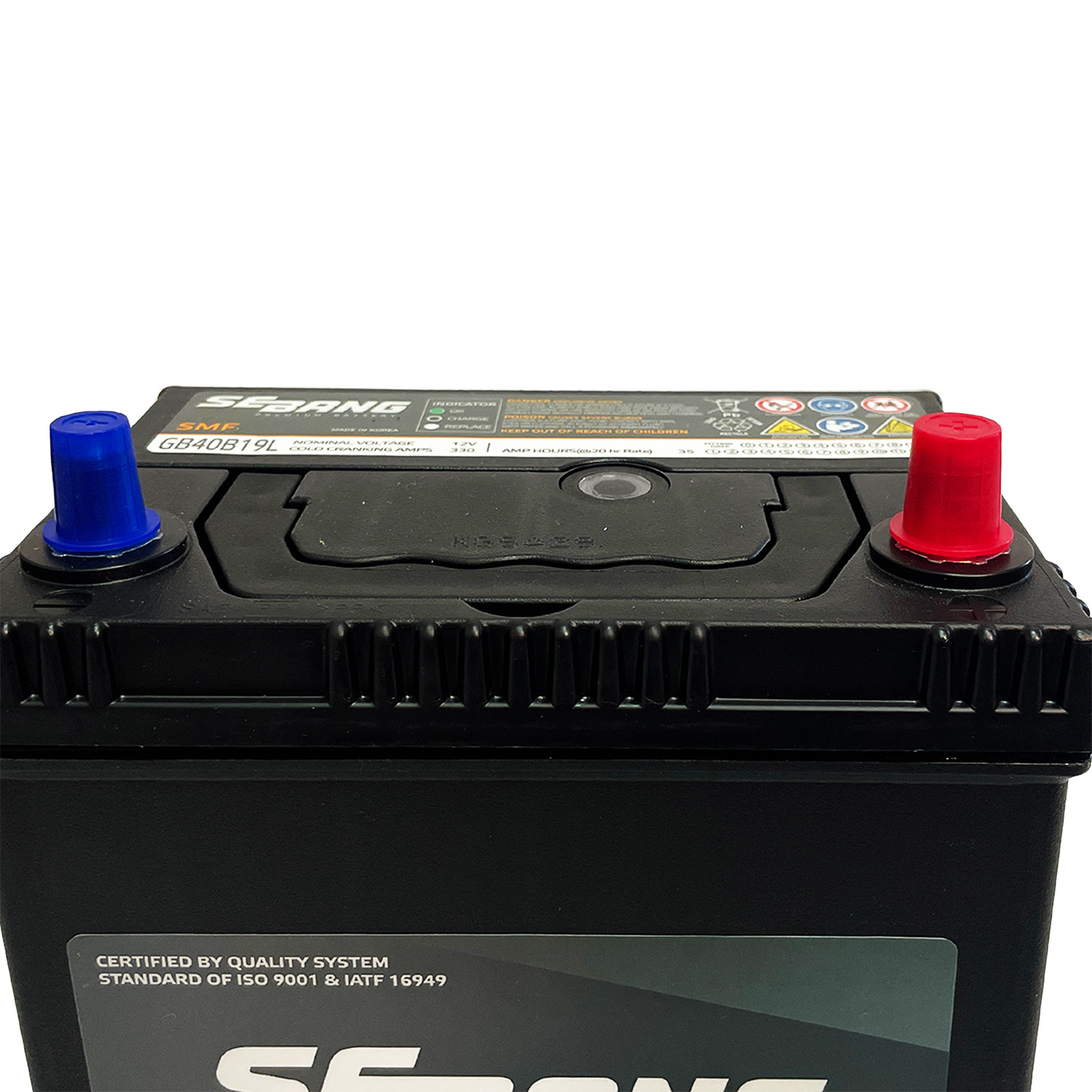 SEBANG GB40B19L CLASE 8 UN2794-35 Ah 330 CCA