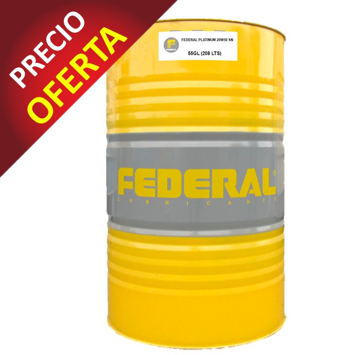 FEDERAL PLATINUM 20W50 TAMBOR 1X55 GL