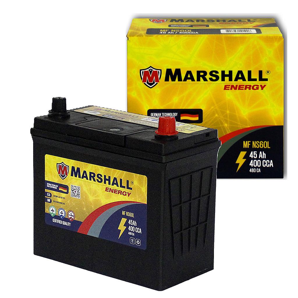 MARSHALL NS60L-55B24L CLASE 8, UN2794 - 45 Ah, 430 CCA
