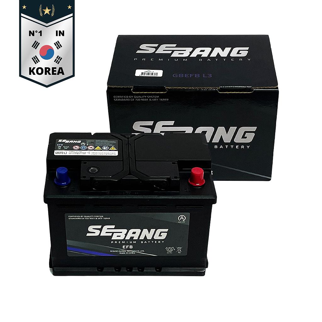 SEBANG EFB L3 CLASE 8 UN2794-70Ah 650CCA