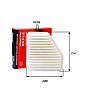 FILTRO HIGHFIL TA7305 (C26003) 